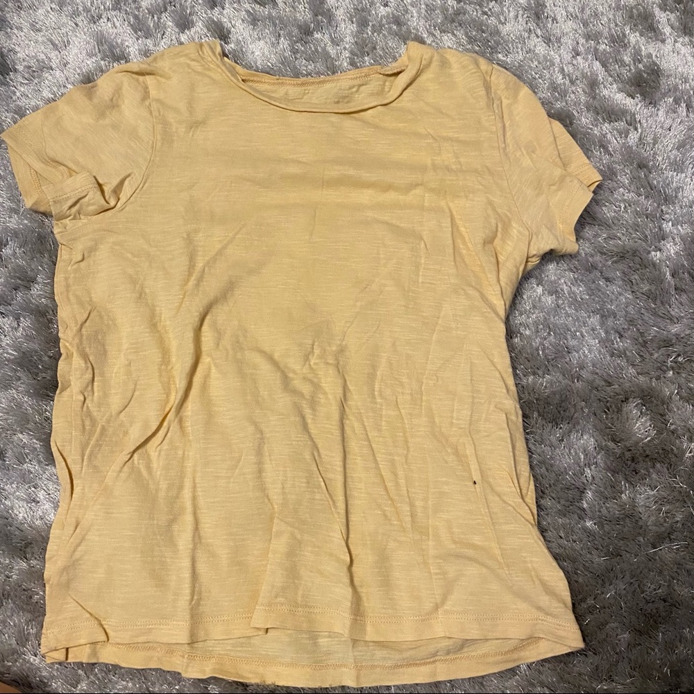 Plain American Eagle Yellow T-Shirt